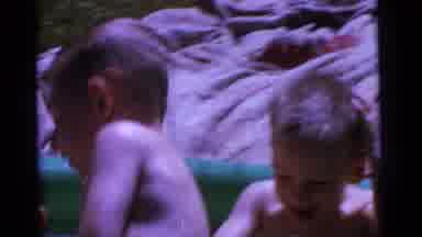 Camden New Jersey USA (1961): Happy Children Playing In Water Summer