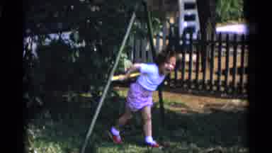 Camden New Jersey USA (1961): A Small Boy Is Playing In Between The Iron Rod In