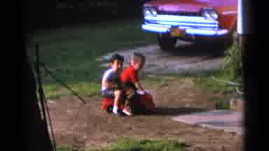 Camden New Jersey USA (1961): The Kid Is Playing Two Great Games