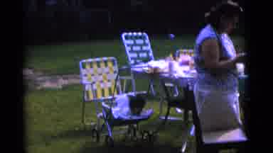Camden New Jersey USA (1961): A Group Of Family Members Were Enjoying Their