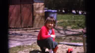 Camden New Jersey USA (1961): Checking Out The Shadow The Outdoor Flags Made As We