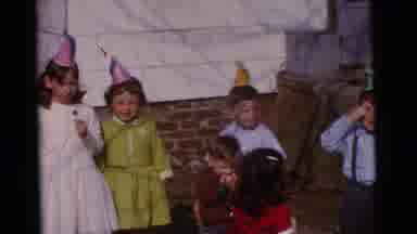 Camden New Jersey USA (1961): Children Gathered Outside The Residence To Take Some