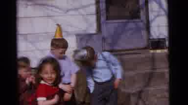 Camden New Jersey USA (1961): Children Celebrate A Colleague's Birthday In The