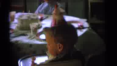 Camden New Jersey USA (1961): Birthday Party With Party Hats Cake And Gifts Drinks