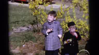 Camden New Jersey USA (1961): The Babies Are Eating Something With Funny