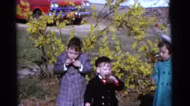 Camden New Jersey USA (1961): Children On Easter