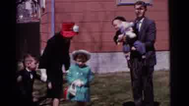 Camden New Jersey USA (1961): The Parents And Kids Having A Lot Of Fun Near The