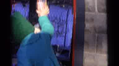 Camden New Jersey USA (1961): Small Children Wearing Hats Playing In Fun House