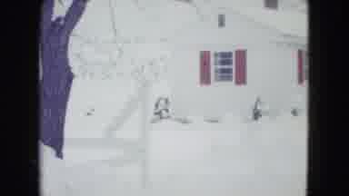 Madison Wisconsin USA (1960): Snow Blanketed Neighborhood