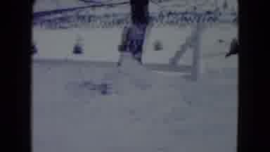 Madison Wisconsin USA (1960): Dog In Snow In Driveway Near A Car
