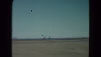 Nevada USA (1960): Driving By The Empty Field That Appears To Be Farmland With