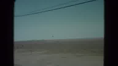 Nevada USA (1960): Outdoor Car Driving Down Road Country