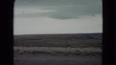 Nevada USA (1960): Driving Through An American Highway In A Desert With No Other