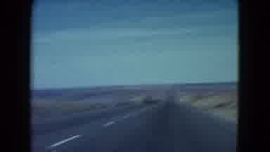 Nevada USA (1960): Driving The Highway To The Painted Desert