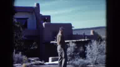 Nevada USA (1960): The Person Is Doing Something Outside Of The Building
