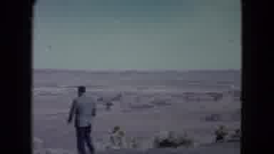 Nevada USA (1960): The Person Wearing The Suite Waiting For The Ride On Remote