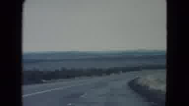 Nevada USA (1960): Riding In Vehicle Through The Desert In Winter Taking Video Of