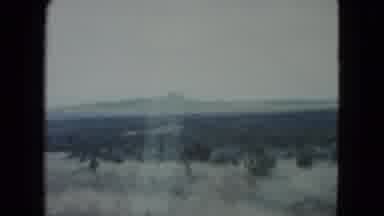 Nevada USA (1960): Moving Landscape Following New Road In Dry Land With Small
