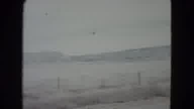 Nevada USA (1960): A Large Empty Field Is Filmed It Is Either A Black And White
