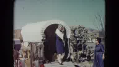 Nevada USA (1960): Open Road Women Wagon Western Farmer Country Horse Drawn