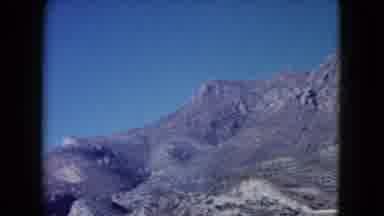 Nevada USA (1960): Mountain Scene That Shows The Hills And Grass With A Bridge
