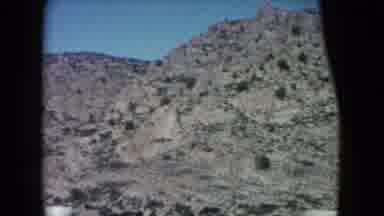 Nevada USA (1960): Breathtaking View Of Mountainous Terrain Viewed From The Car