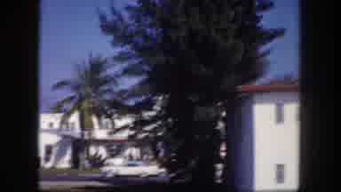 Tampa Florida USA (1960): Single Story Homes With Pink And Yellow Exteriors With