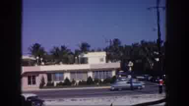 Tampa Florida USA (1960): Old Recording Of Car Cruising Through Sixties Beach Town