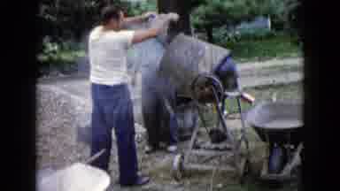 Wauconda Illinois USA (1960): People Working And Spinning And Shoveling