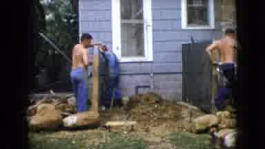 Wauconda Illinois USA (1960): Construction Workers