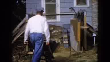 Wauconda Illinois USA (1960): Hard-Working Man