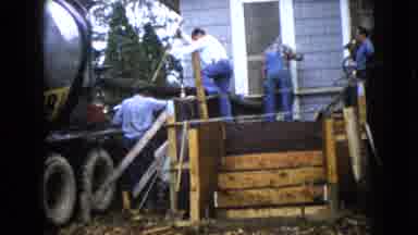 Wauconda Illinois USA (1960): Home Construction Work