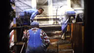 Wauconda Illinois USA (1960): All Three Men Are Talking And Doing A Job