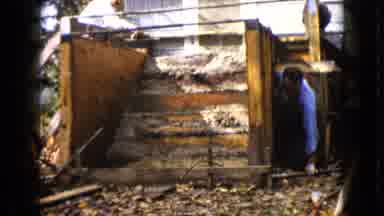 Wauconda Illinois USA (1960): Guys Building Something In The Backyard
