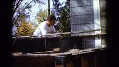 Wauconda Illinois USA (1960): Building Something
