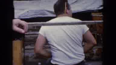 Wauconda Illinois USA (1960): Laying Down Concrete
