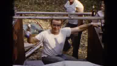 Wauconda Illinois USA (1960): All The Persons Are Doing Drinking In The Outside Of