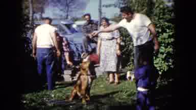 Wauconda Illinois USA (1960): Nice Man In White Shirt And Jeans Gives Beautiful