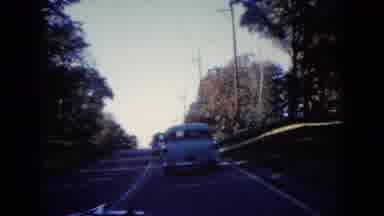 Wauconda Illinois USA (1960): Sunday Drive Around Town In The 1950s