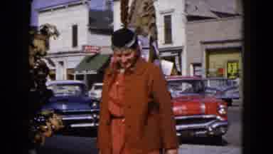 Wauconda Illinois USA (1960): White People Walking Around The Streets Dressed As