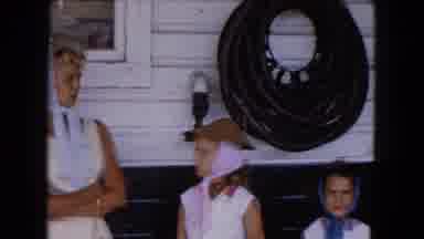 Buffalo New York USA (1961): The Amish Family Getting Ready To Go Into Town