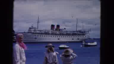 Buffalo New York USA (1961): Horse Drawn Carriage Then A Cruise Ship Where Someone