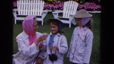 Buffalo New York USA (1961): Mother And Kids Having Fun IN The Park Playing With
