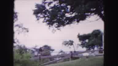 Buffalo New York USA (1961): Panoramic View Of Lakeside Building With A Stone