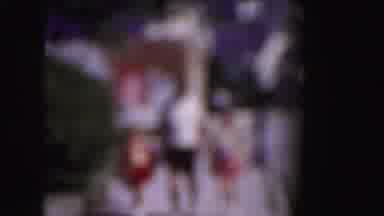 Buffalo New York USA (1961): Man Wearing White Shirt Walks With Girls Wearing Red