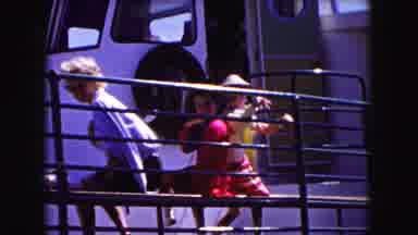Buffalo New York USA (1961): Boarding A Boat