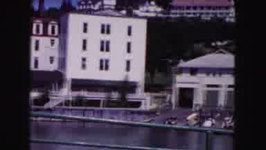 Buffalo New York USA (1961): A Quick Glimpse Of The Park As People Are Walking By