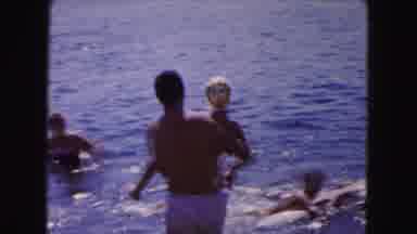 Buffalo New York USA (1961): Day At The Beach Tanning Under The Sun Feeling The