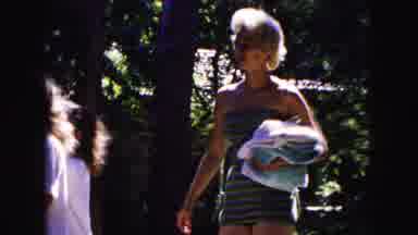 Buffalo New York USA (1961): People Going To The Beach
