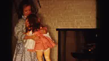 Buffalo New York USA (1961): Little Girl Dancing With Their Life Like Dolls